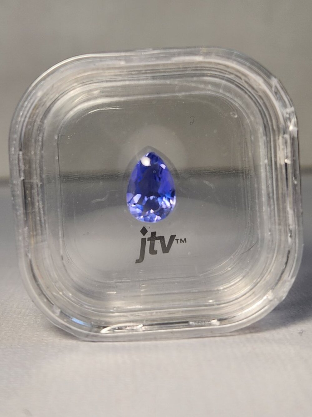 VTG SEALED Genuine Color Change Fluorite 10x7mm Pear Loose Gemstone